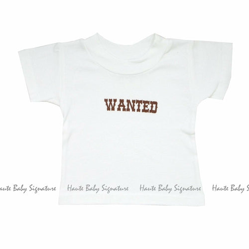 Load image into Gallery viewer, Chuckwagon Gang Infant Toddler Boy Wanted Ss Tee_
