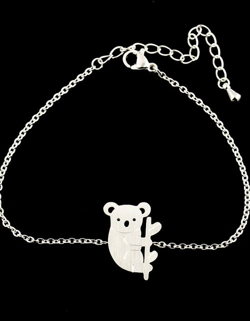 Load image into Gallery viewer, Chain Stainless Steel Women Men Koala Bracelet
