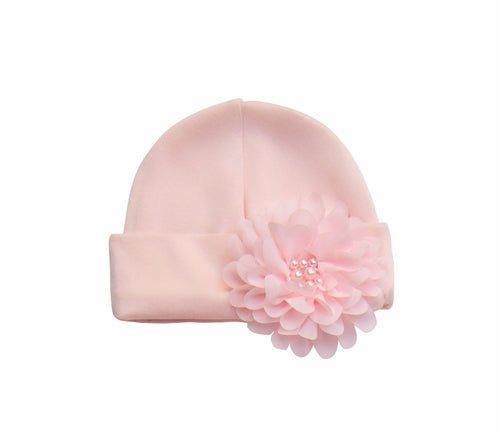 Chic Petit Baby Girls Flap Cap_