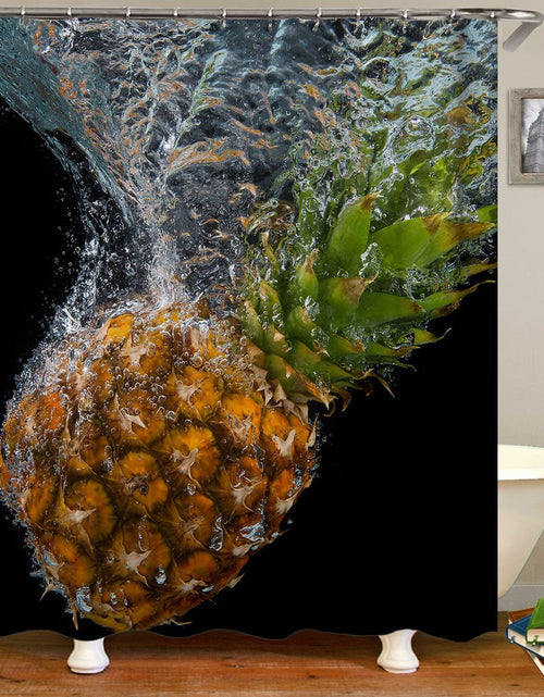 Load image into Gallery viewer, Sinking Pineapple Shower Curtain
