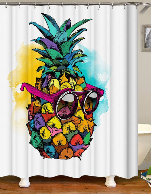 Load image into Gallery viewer, Colorful Pineapple Shower Curtain

