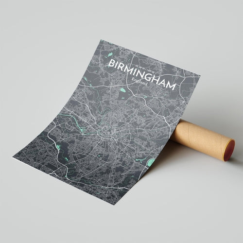 Load image into Gallery viewer, Birmingham City Map Poster
