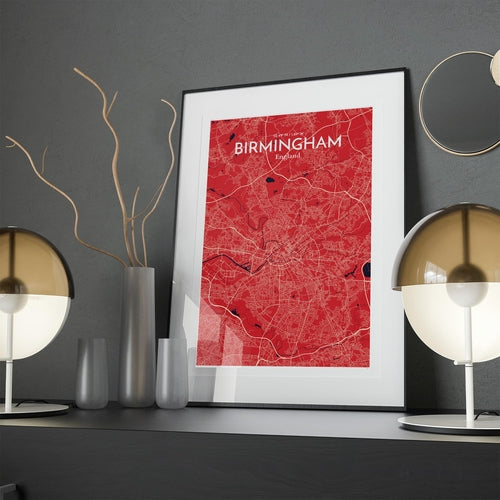 Birmingham City Map Poster