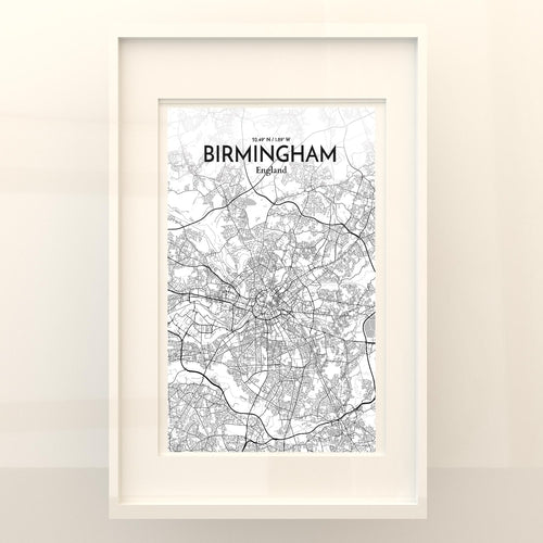 Birmingham City Map Poster