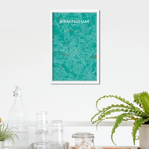 Birmingham City Map Poster