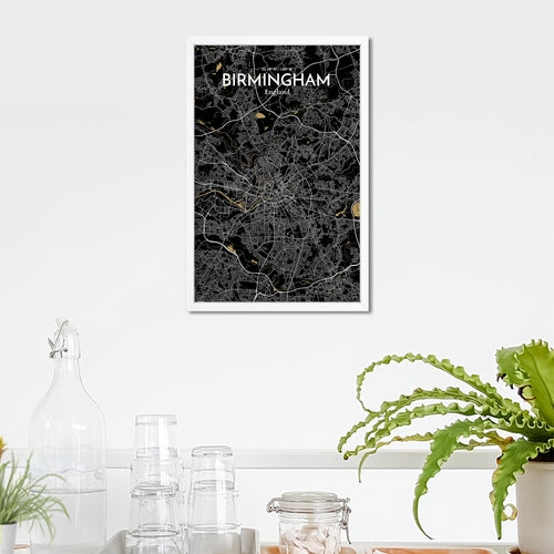 Load image into Gallery viewer, Birmingham City Map Poster
