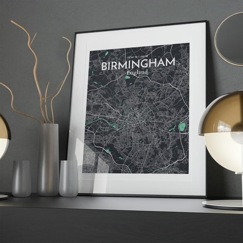 Load image into Gallery viewer, Birmingham City Map Poster
