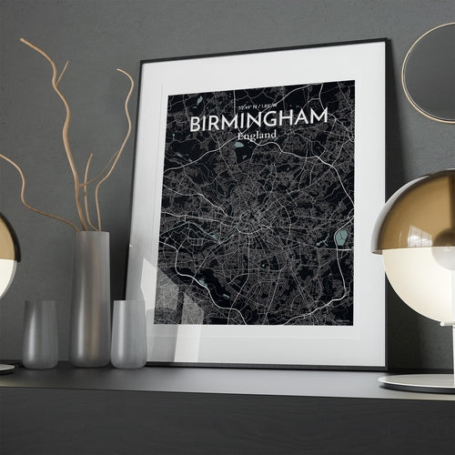 Birmingham City Map Poster