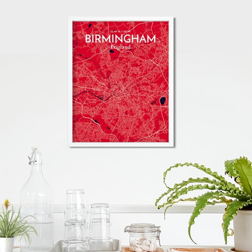 Load image into Gallery viewer, Birmingham City Map Poster
