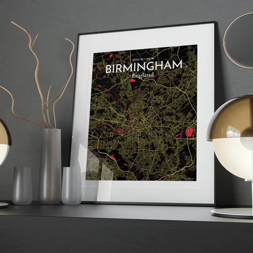 Load image into Gallery viewer, Birmingham City Map Poster
