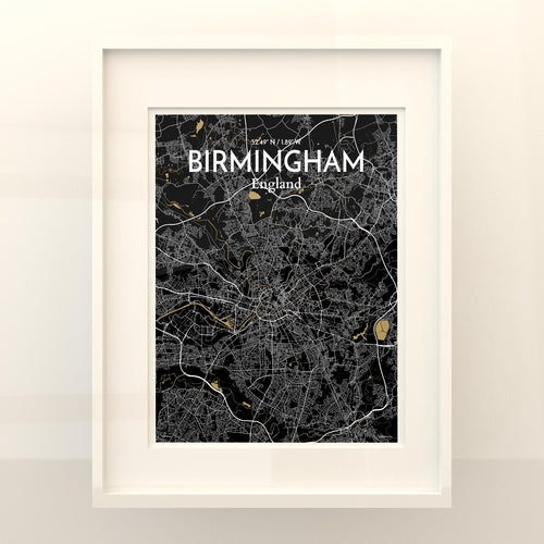 Birmingham City Map Poster