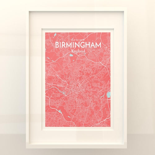 Load image into Gallery viewer, Birmingham City Map Poster
