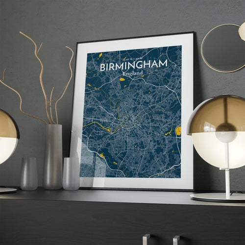 Load image into Gallery viewer, Birmingham City Map Poster
