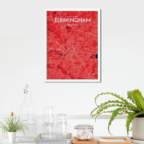 Load image into Gallery viewer, Birmingham City Map Poster
