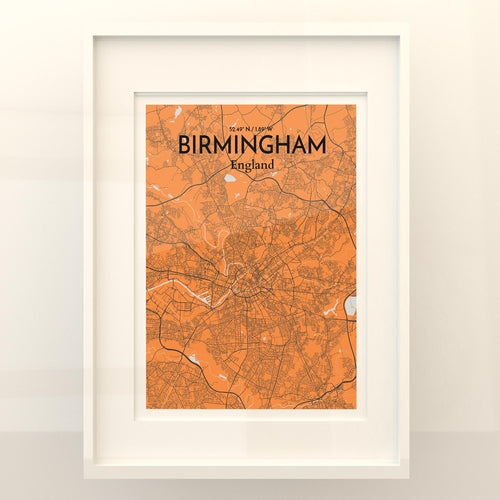 Load image into Gallery viewer, Birmingham City Map Poster
