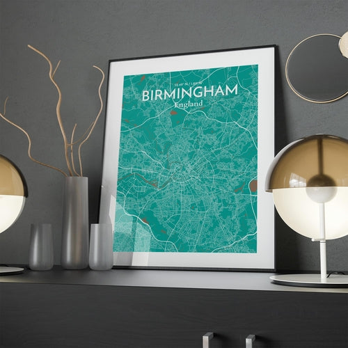 Load image into Gallery viewer, Birmingham City Map Poster
