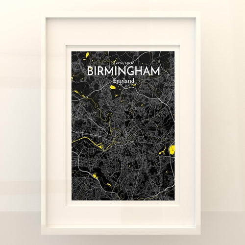 Load image into Gallery viewer, Birmingham City Map Poster
