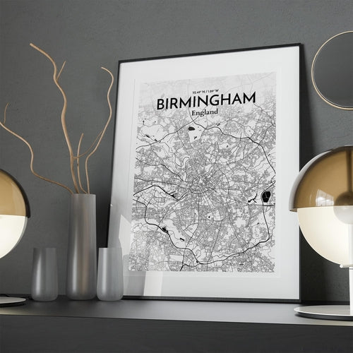 Birmingham City Map Poster