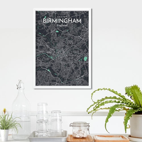 Load image into Gallery viewer, Birmingham City Map Poster
