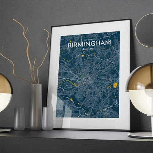 Birmingham City Map Poster