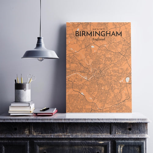 Load image into Gallery viewer, Birmingham City Map Poster
