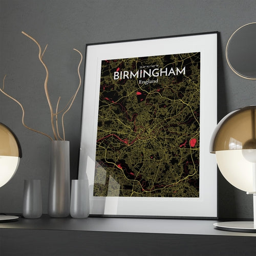 Load image into Gallery viewer, Birmingham City Map Poster
