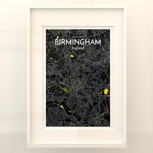 Birmingham City Map Poster