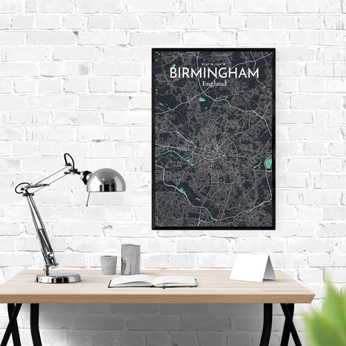 Load image into Gallery viewer, Birmingham City Map Poster
