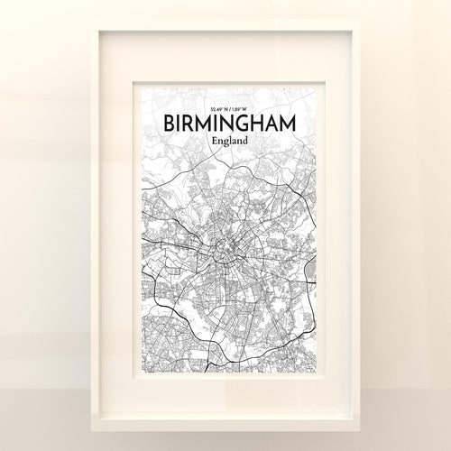 Birmingham City Map Poster