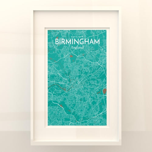 Load image into Gallery viewer, Birmingham City Map Poster
