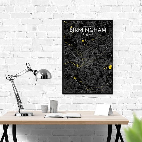 Birmingham City Map Poster