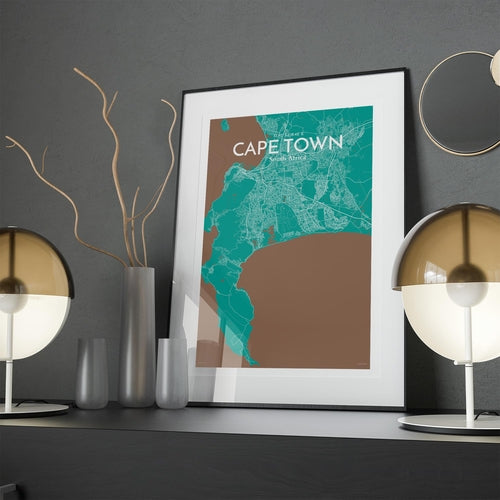 Load image into Gallery viewer, Cape Town City Map Poster
