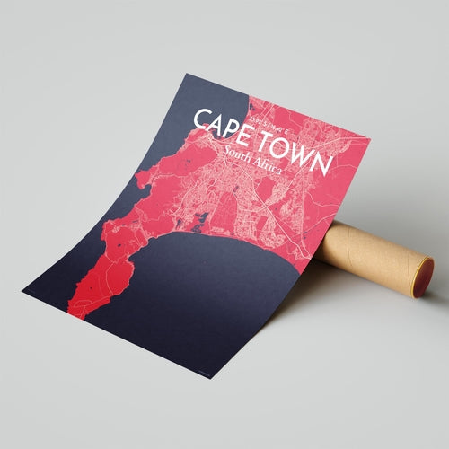 Load image into Gallery viewer, Cape Town City Map Poster
