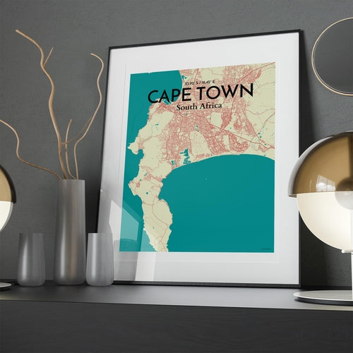 Load image into Gallery viewer, Cape Town City Map Poster
