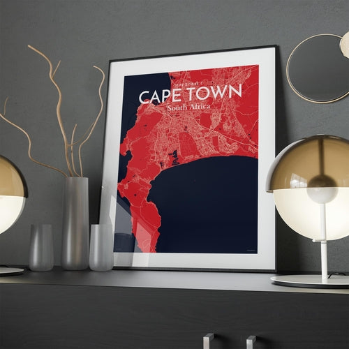 Load image into Gallery viewer, Cape Town City Map Poster
