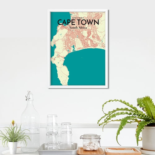 Load image into Gallery viewer, Cape Town City Map Poster
