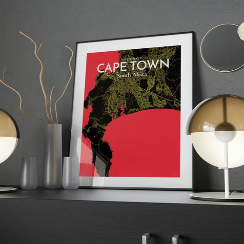 Load image into Gallery viewer, Cape Town City Map Poster
