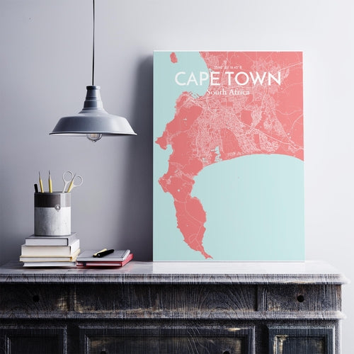 Load image into Gallery viewer, Cape Town City Map Poster
