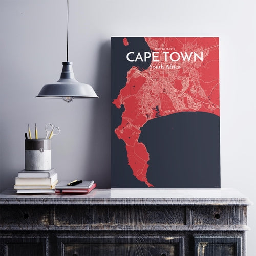 Load image into Gallery viewer, Cape Town City Map Poster
