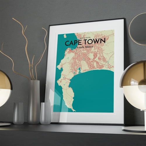 Load image into Gallery viewer, Cape Town City Map Poster
