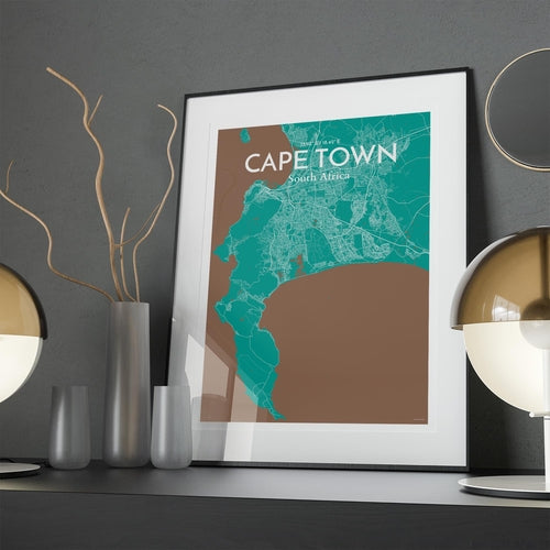 Load image into Gallery viewer, Cape Town City Map Poster
