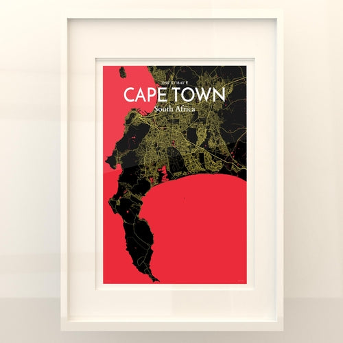 Load image into Gallery viewer, Cape Town City Map Poster
