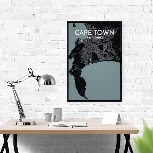 Cape Town City Map Poster