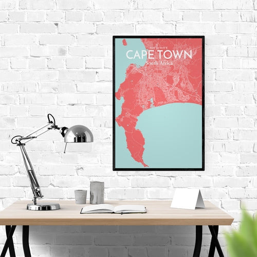 Load image into Gallery viewer, Cape Town City Map Poster
