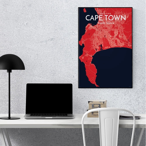 Load image into Gallery viewer, Cape Town City Map Poster
