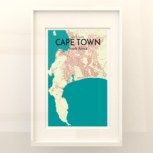 Load image into Gallery viewer, Cape Town City Map Poster
