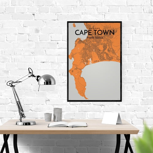 Load image into Gallery viewer, Cape Town City Map Poster
