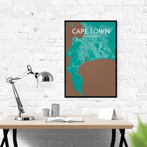 Load image into Gallery viewer, Cape Town City Map Poster
