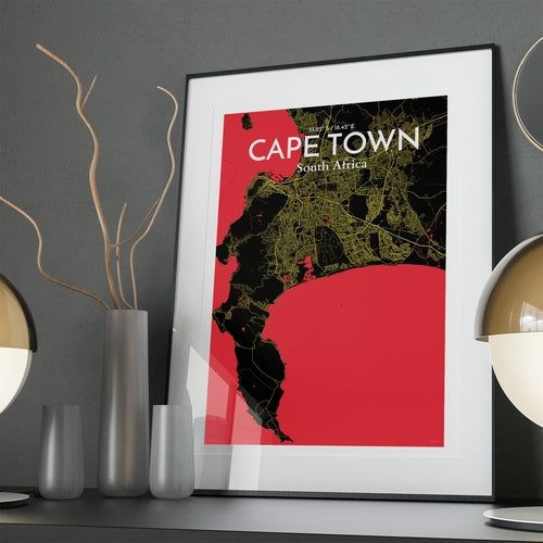 Load image into Gallery viewer, Cape Town City Map Poster
