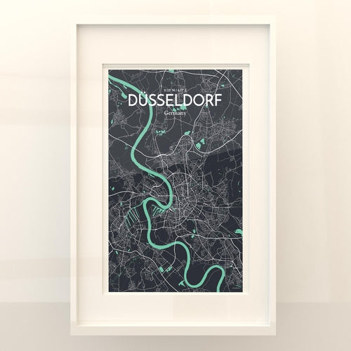 Load image into Gallery viewer, DÃ¼sseldorf City Map Poster
